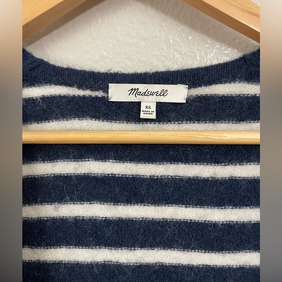 Madewell Walker Striped Cozy Cardigan - Picture 4 of 10